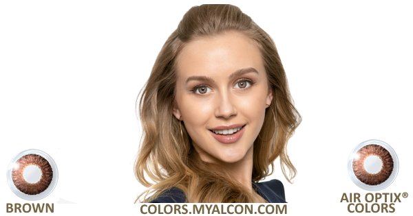 Air Optix Colors con graduación - LENTES4.com - colors.myalcon.com - Brown V1